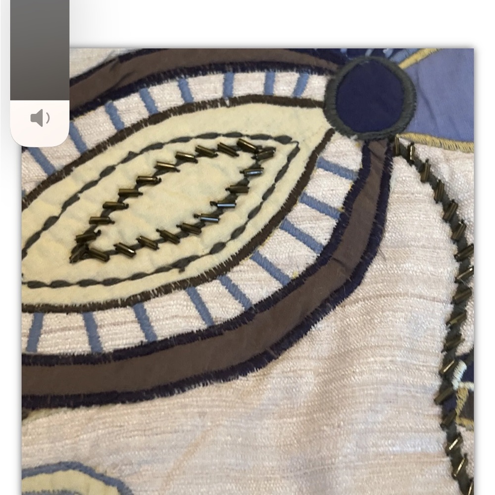 Veronica Beard Inga Sz 8- 10 Skirt EMBROIDERED Mini Beaded Oyster 100% Silk NWT - Picture 6 of 16